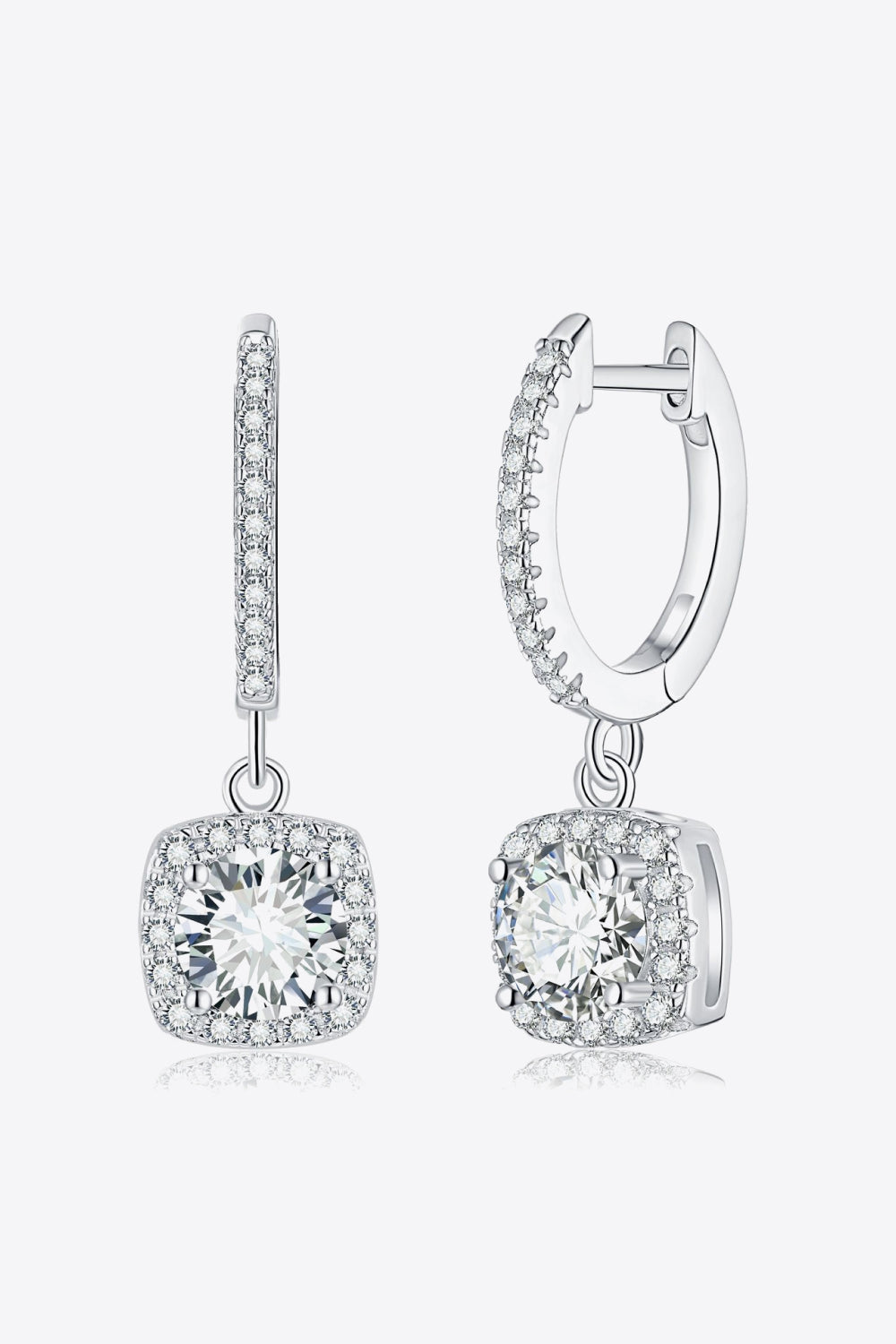 Huggie Drop Earrings