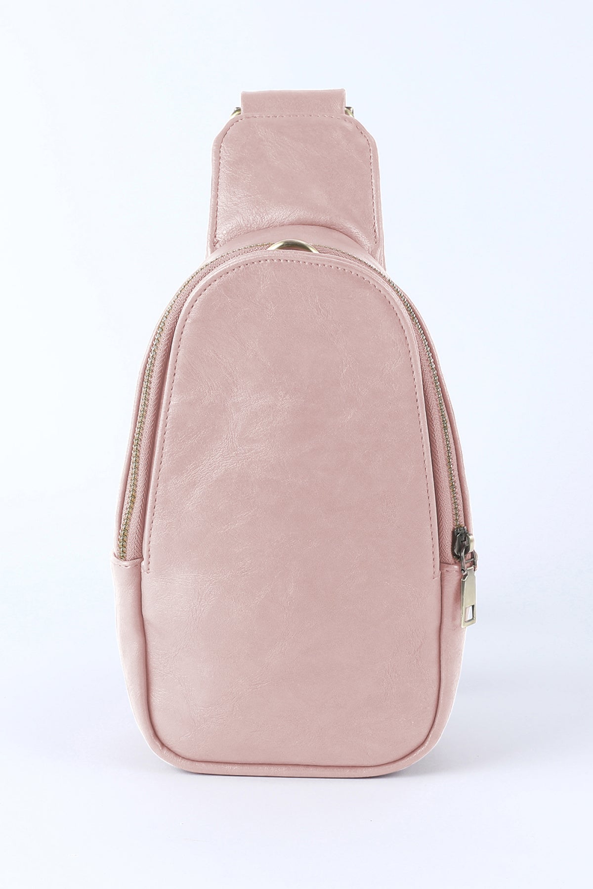 Leather Zipped Crossbody Bag