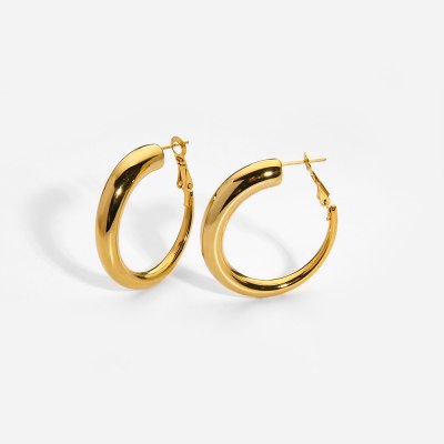 Hollow Hoop Earrings