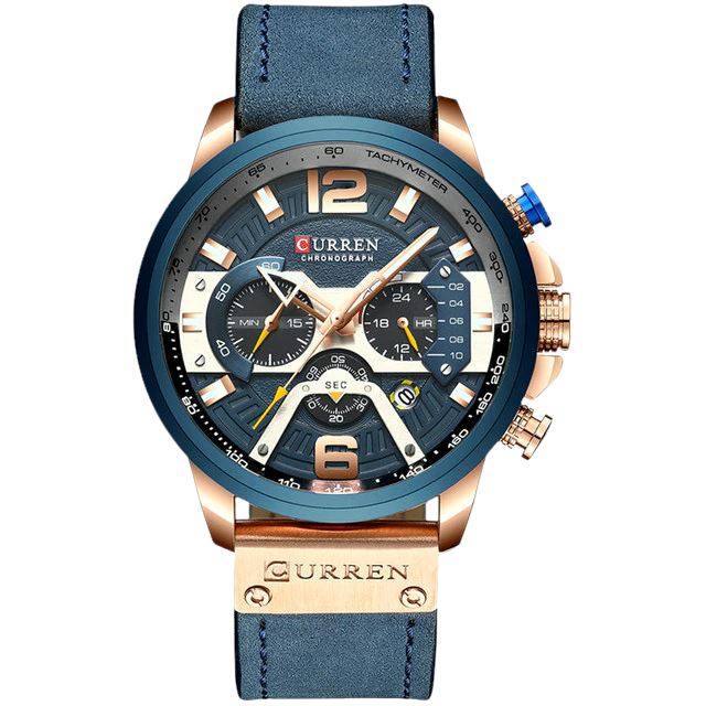 Men Leather Watch