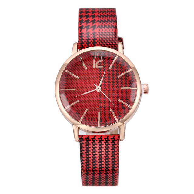 Women Goddess Casual Leather Watch