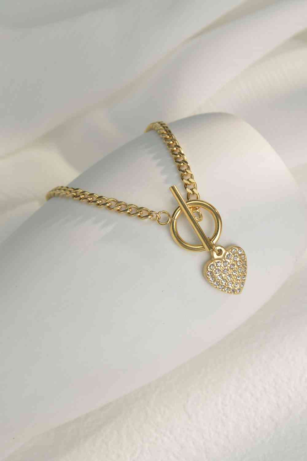 Gold Heart Bracelet
