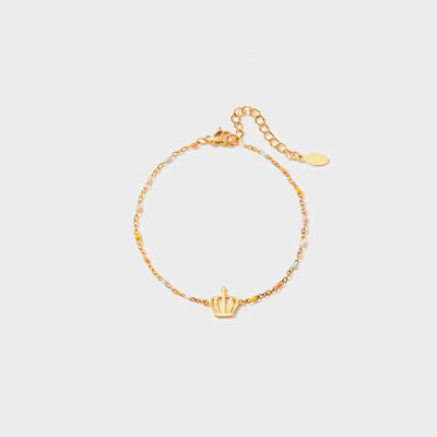 Gold Crown Bracelet