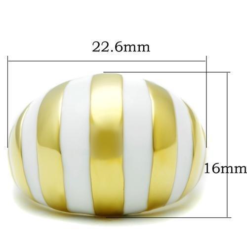 Gold And White Brass Ring