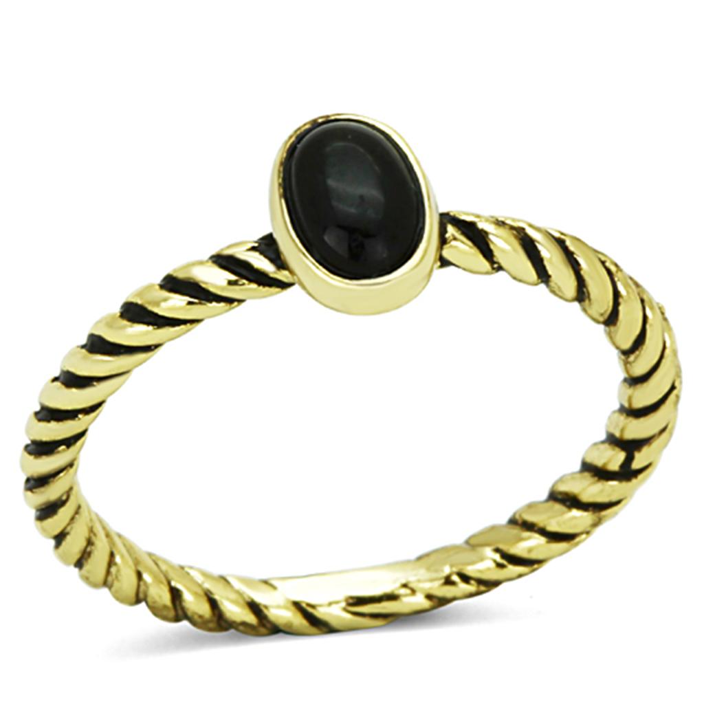 Oval Onyx Ring