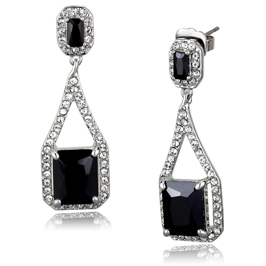 Drop Diamond Earrings