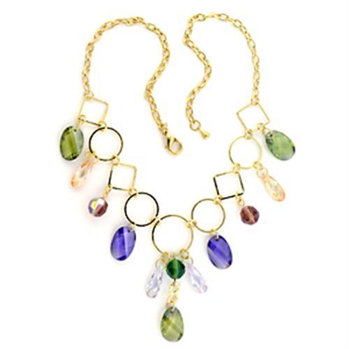 Gemstone Disco Necklaces