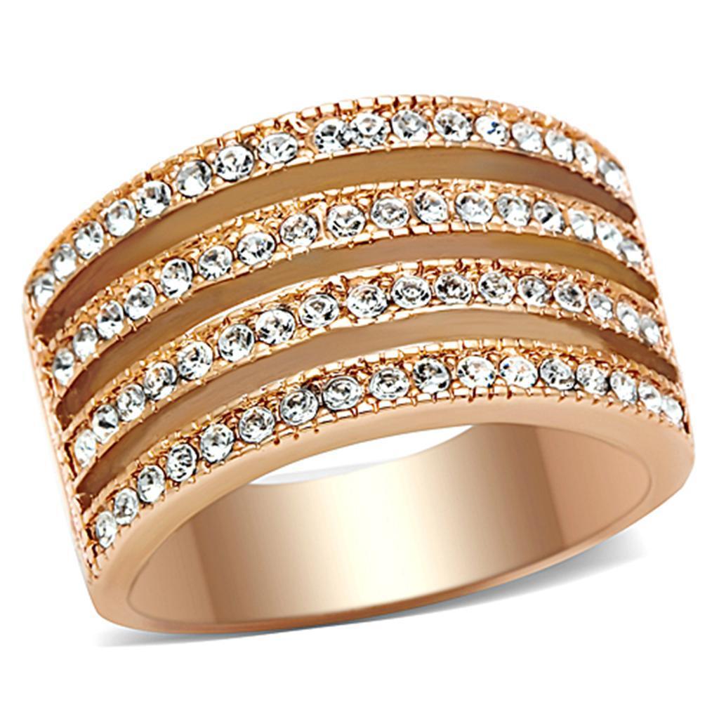 Rose Gold Unique Ring
