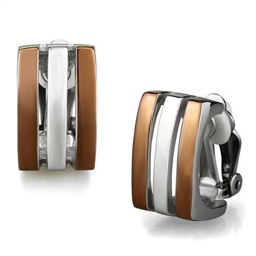Two Tone Pave Earrings