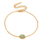 Natural Green Stone Bracelet