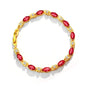 24k Gold Women's Ruby Bracelet