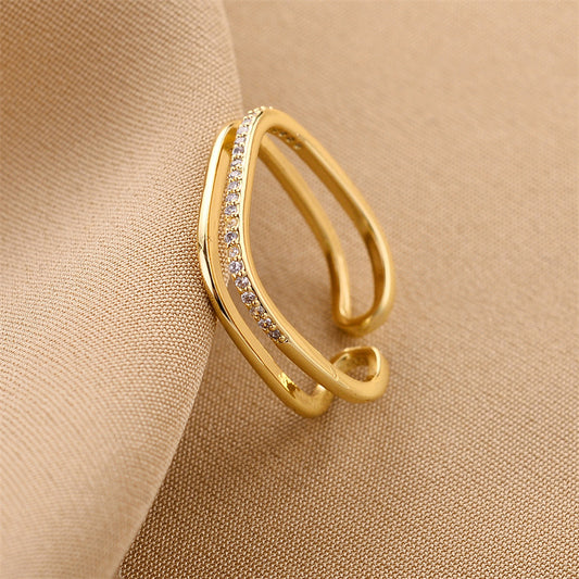 Light Luxury Open Ring