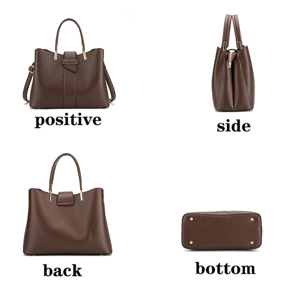 Women's Solid Leather Bag