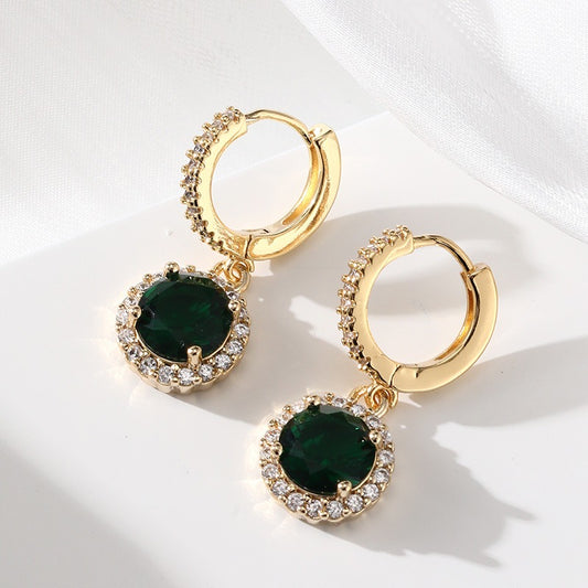 Sparkling Diamond Earrings