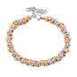 Tricolor Gold Thick Bracelet