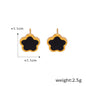18K Gold  Flower Gemstone Earring, Bracelet and Necklace set