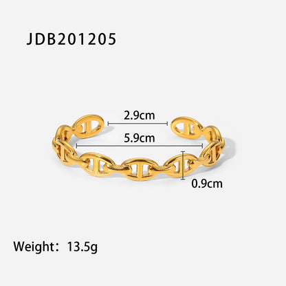 18K Gold Fashion Open bracelet