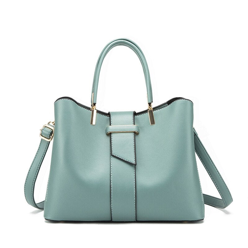 Women's Solid Leather Bag
