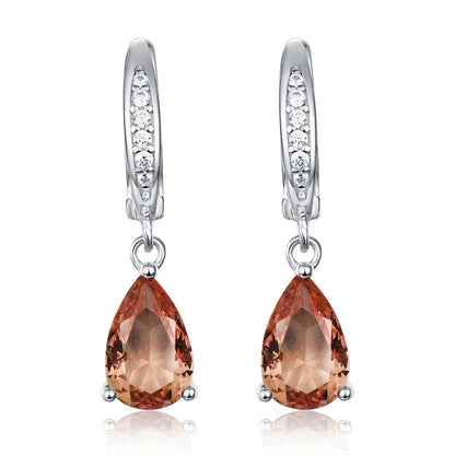 Gemstone Diamond Earrings