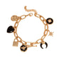 Heart-shaped Small Lock Disc Bracelet