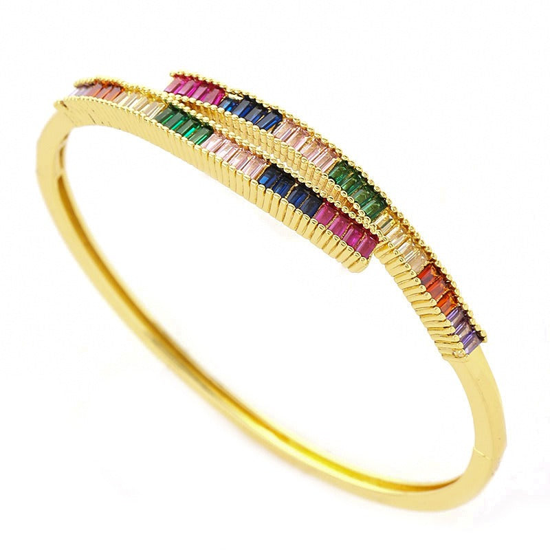 New True Colorful Gold Bracelet