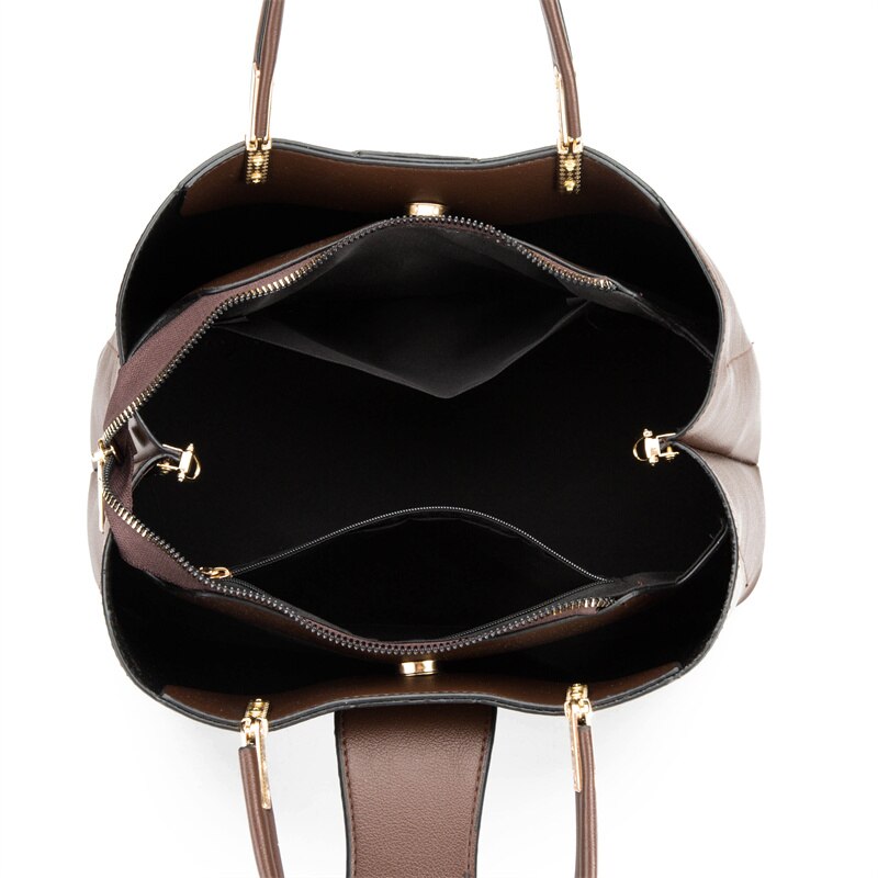 Women's Solid Leather Bag