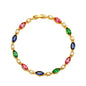 24k Gold Women's Ruby Bracelet