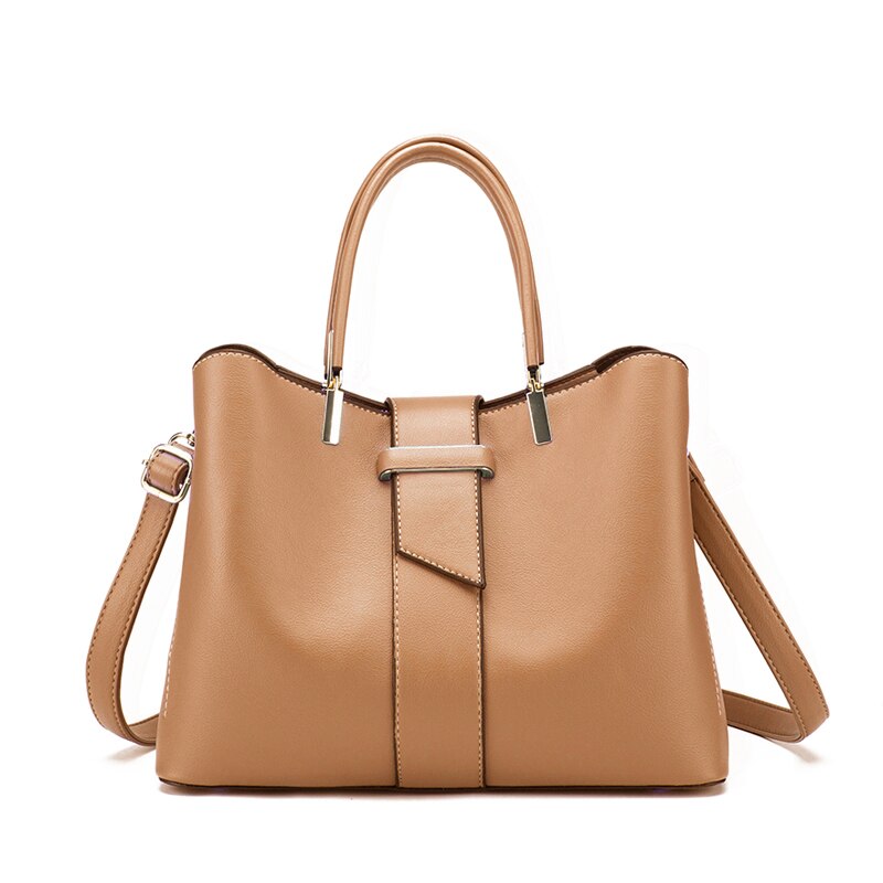 Women's Solid Leather Bag