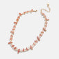 Rhinestone 14K Gold-Beaded Necklace
