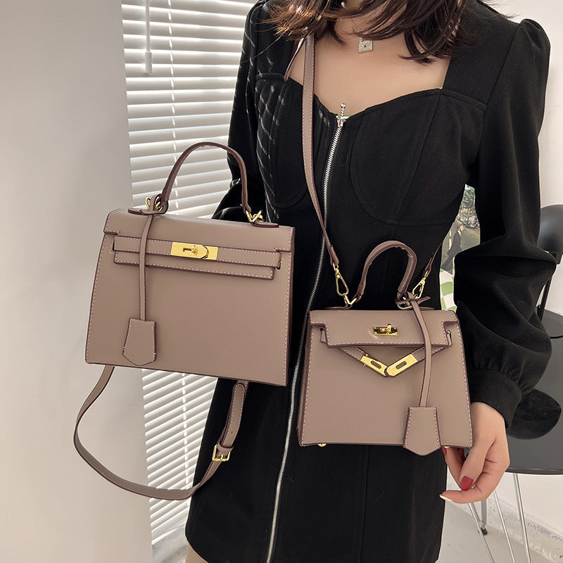 Solid Color Handbag