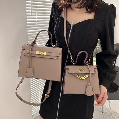 Solid Color Handbag