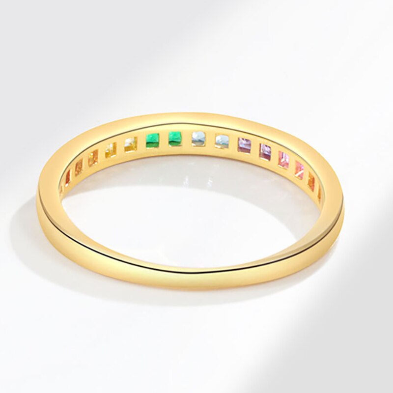 Gold Multicolor Ring