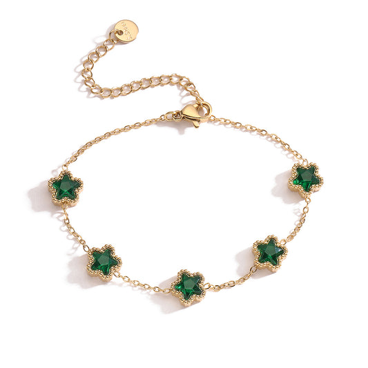 Clover Gold Bracelet