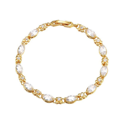 24k Gold Women's Ruby Bracelet