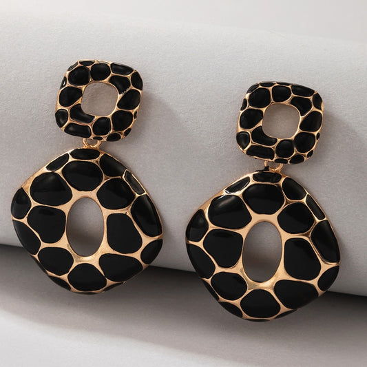 New Boho  Leopard Print Earrings