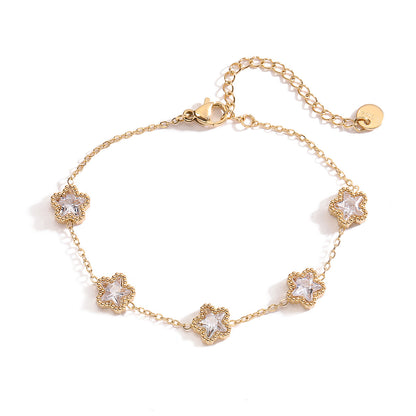 Clover Gold Bracelet