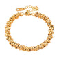 Tricolor Gold Thick Bracelet