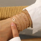 5 Piece Gold Bracelet Set