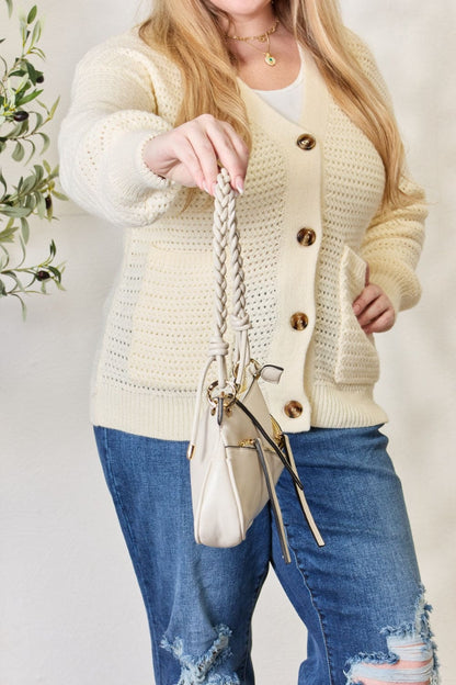 New Braided Strap Shoulder Bag