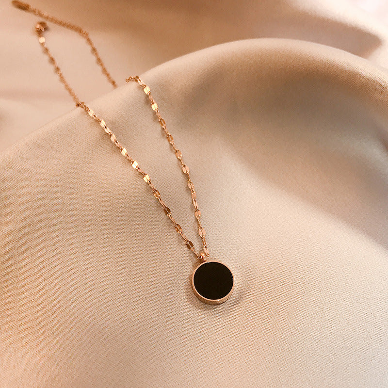 Trendround double-side necklace