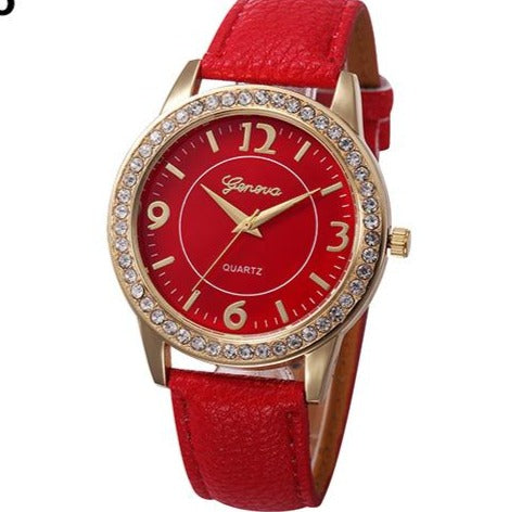 Women Rhinestone  Wrist Watch