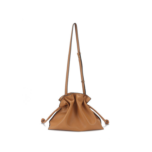 Crossbody Bucket Leather Shoulder Bag