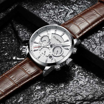 Men's Genuine Leather Watches