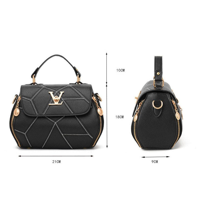 Flap V Designer Purse