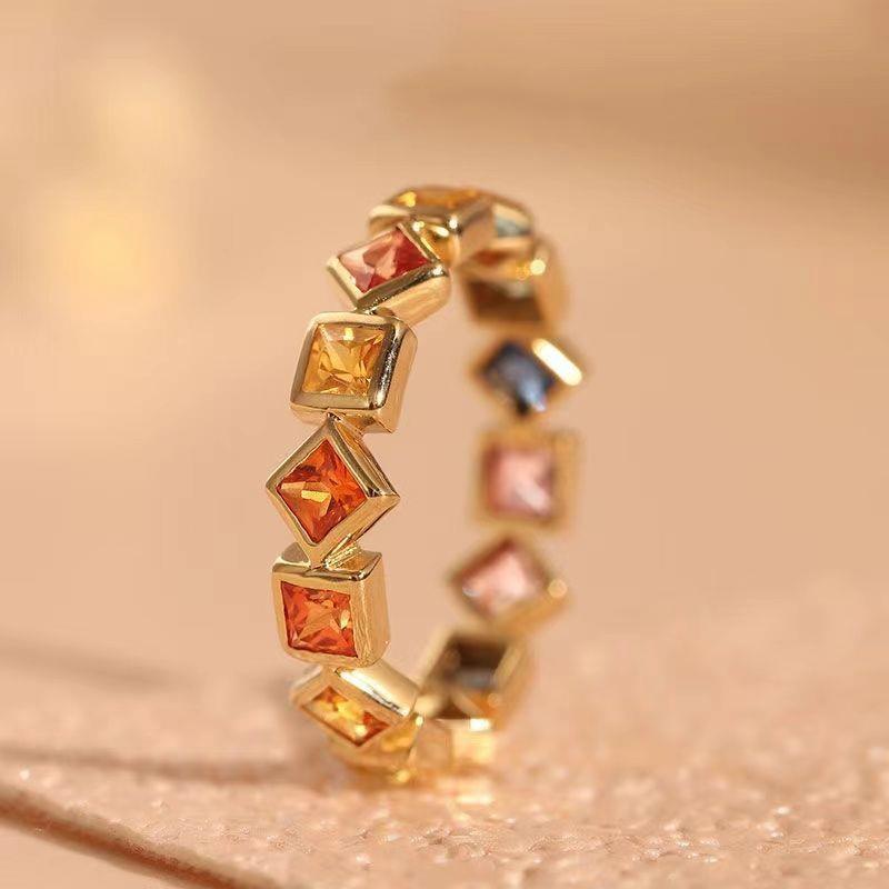 Multi-color Gold Ring