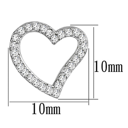 Diamond Heart Earrings