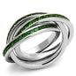 Sterling Silver Emerald Ring