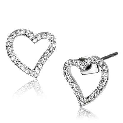 Diamond Heart Earrings