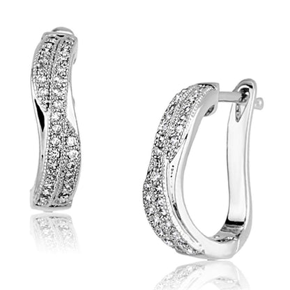 Twist & Turn Diamond Earrings