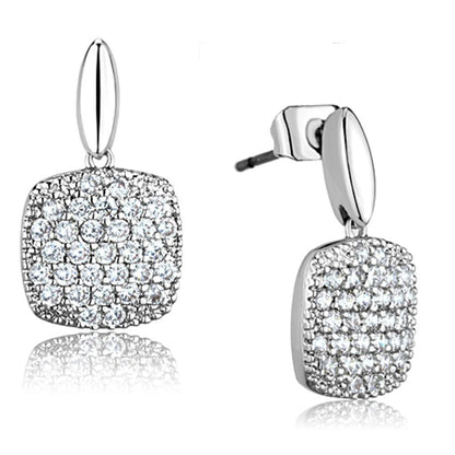 White Diamond Earrings